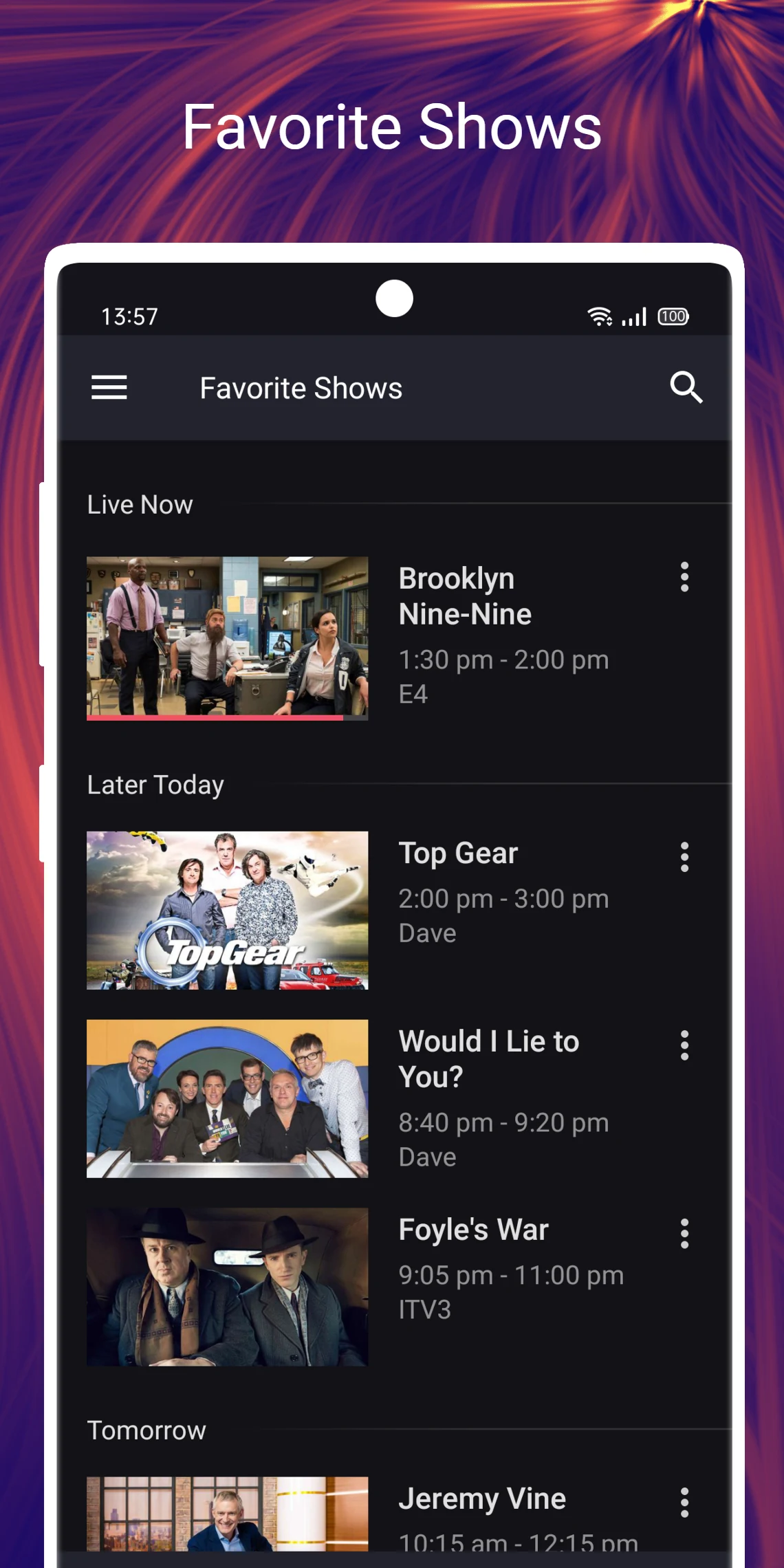 UK TV Guide - TV Live Listings screenshot