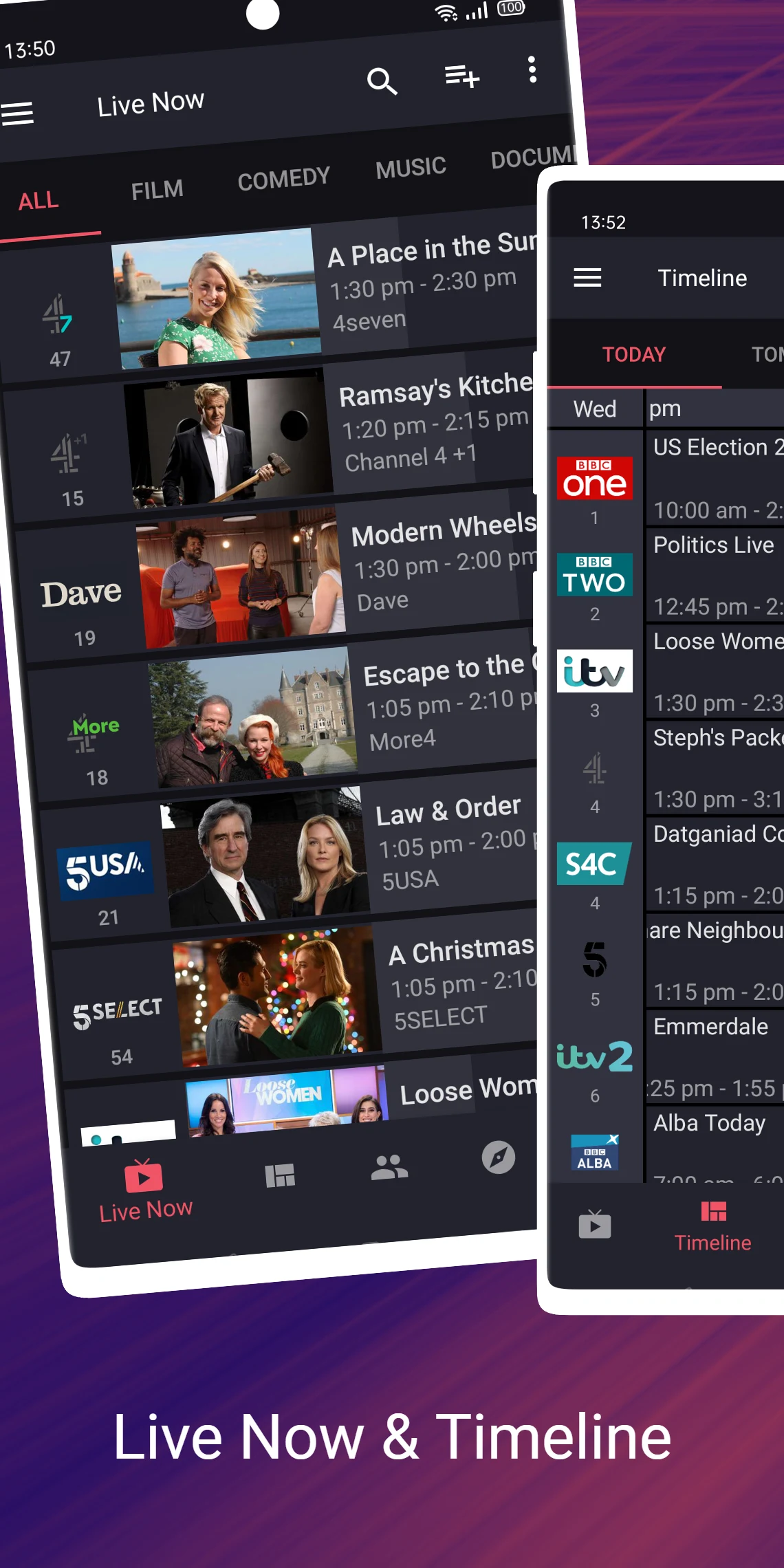 UK TV Guide - TV Live Listings screenshot